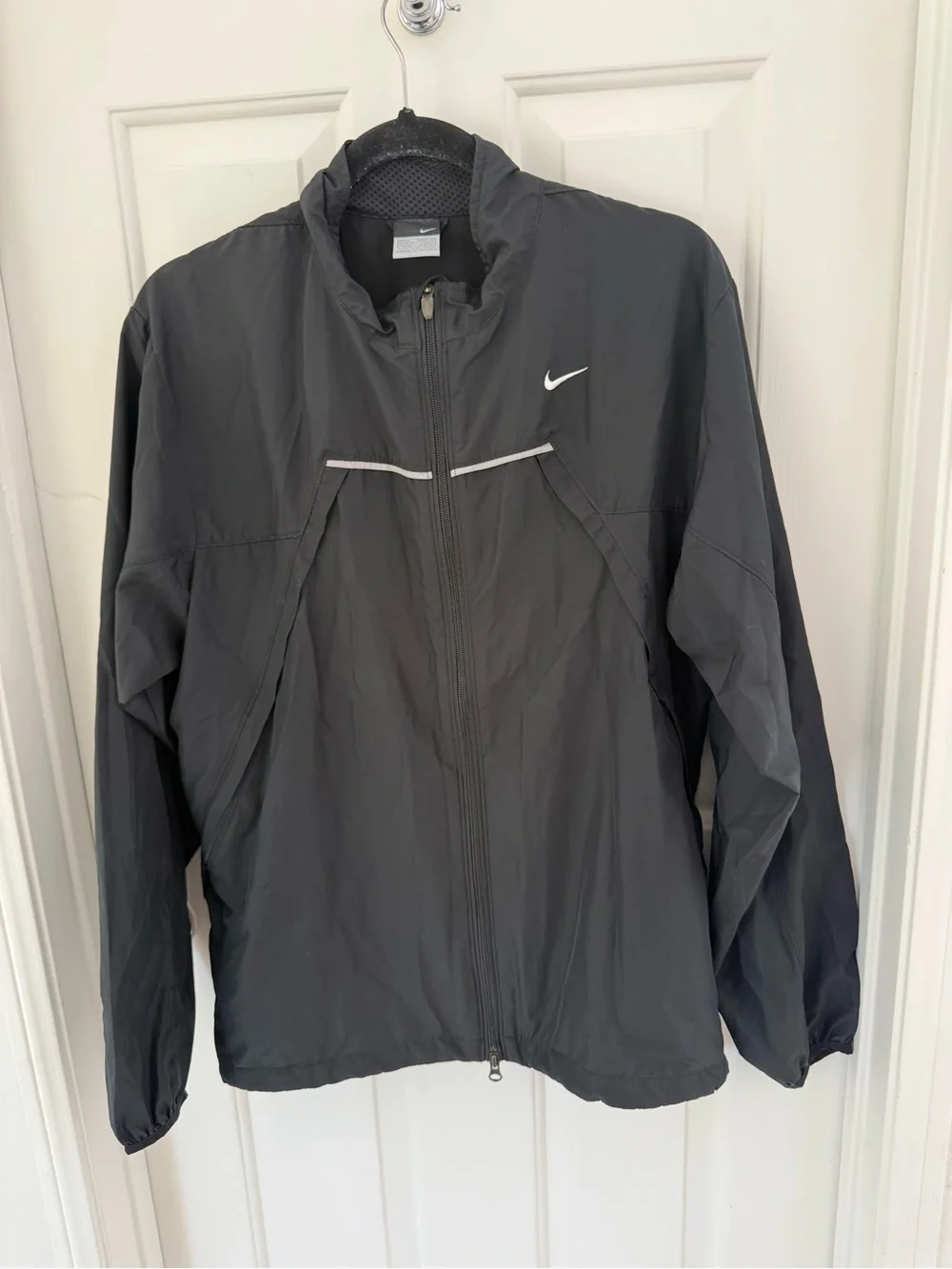 Nike Black Men’s Windbreaker Jacket and Track Pants Set